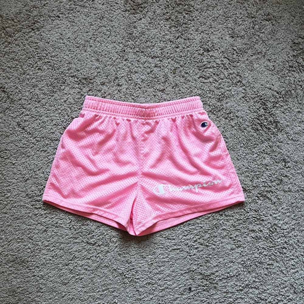 champion hot pink athletic short - shorts